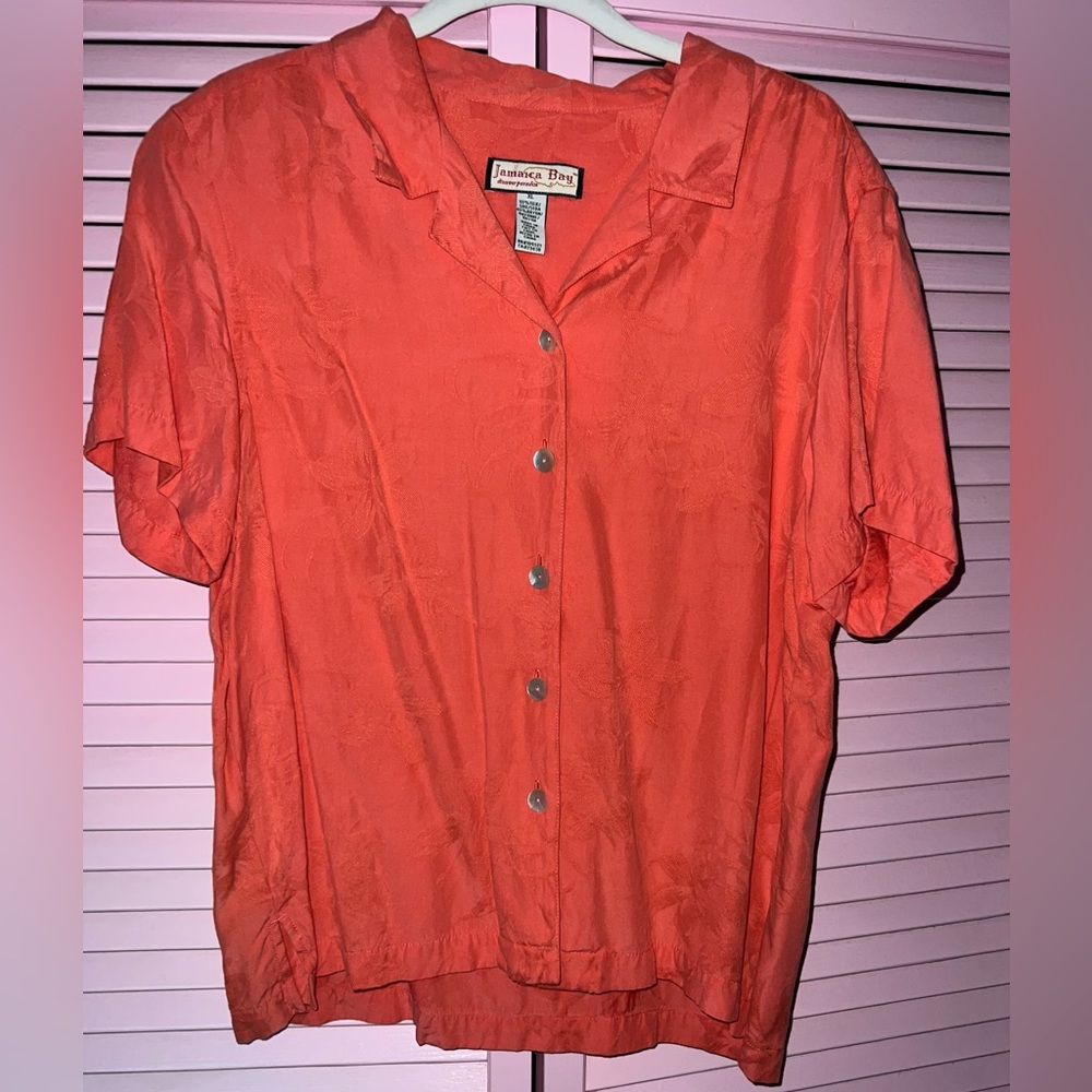 Jamaica Bay button down blouse